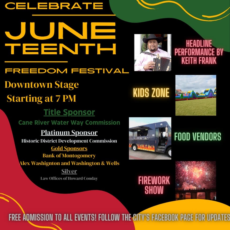 2023 Natchitoches Juneteenth Freedom Festival — poster 1