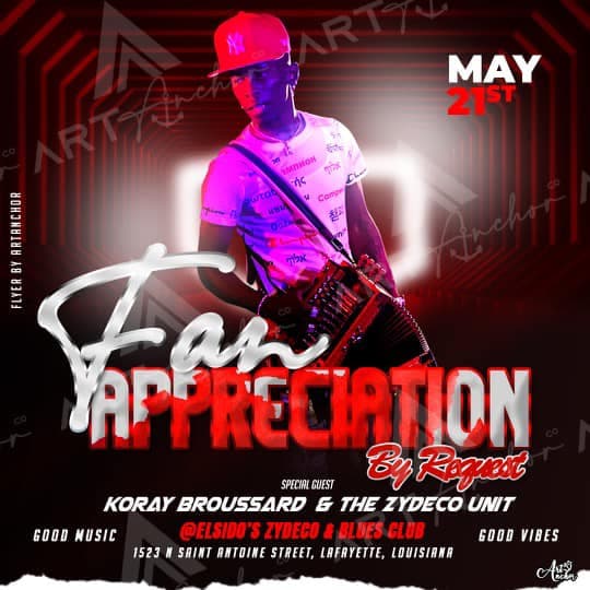 Koray Broussard Fan Appreciation - LIVE @ El Sido's — poster 1