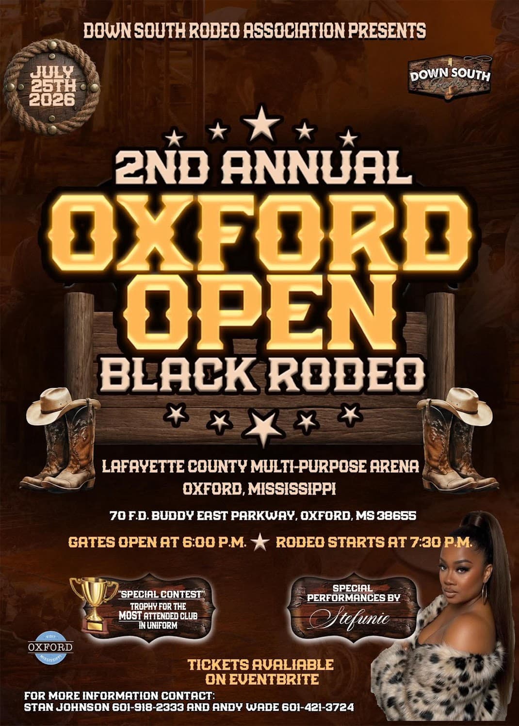 2nd Annual Oxford Black Rodeo — poster 1