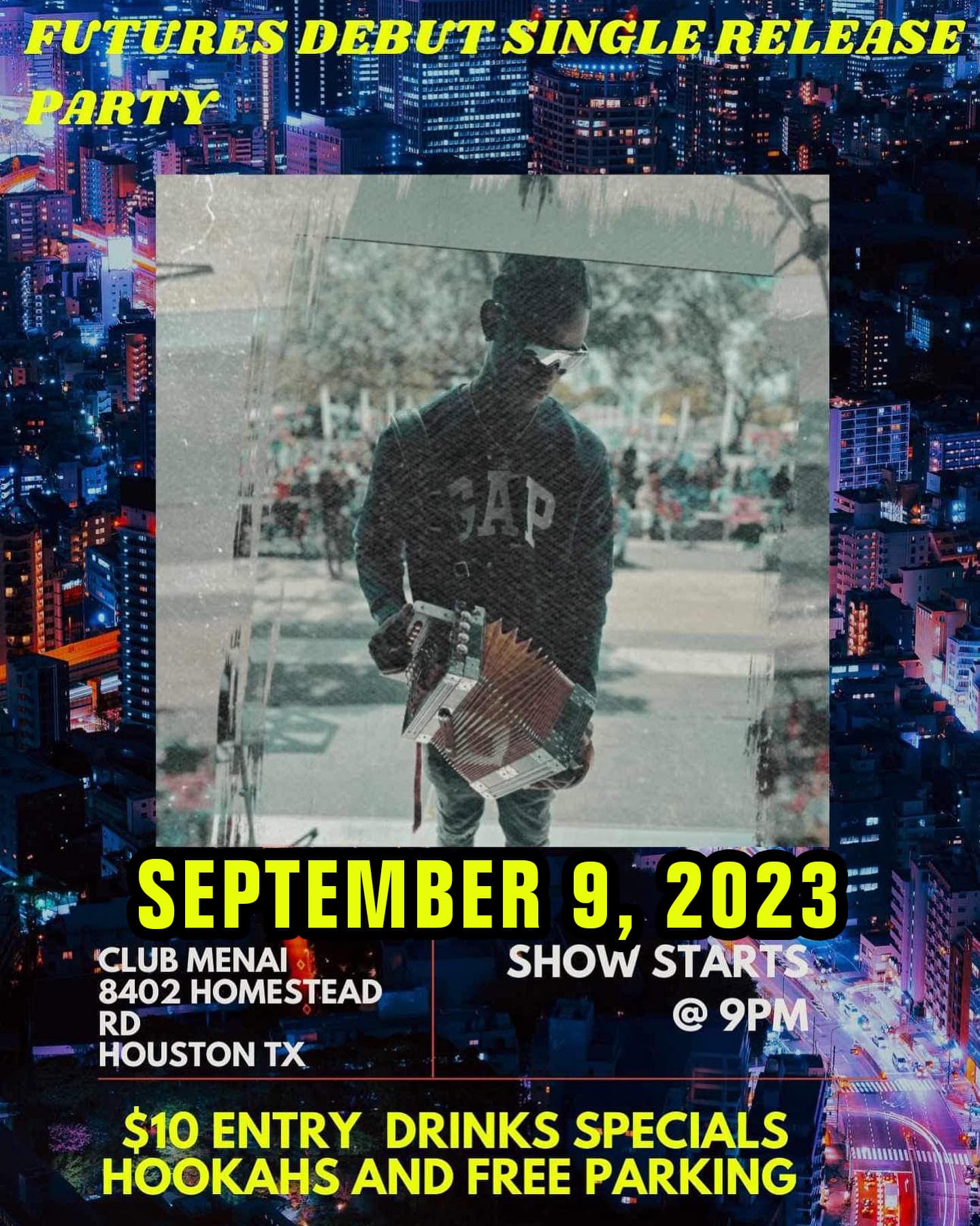 Lil Steven & the Zydeco Futures Debut Singles Release Party — poster 1