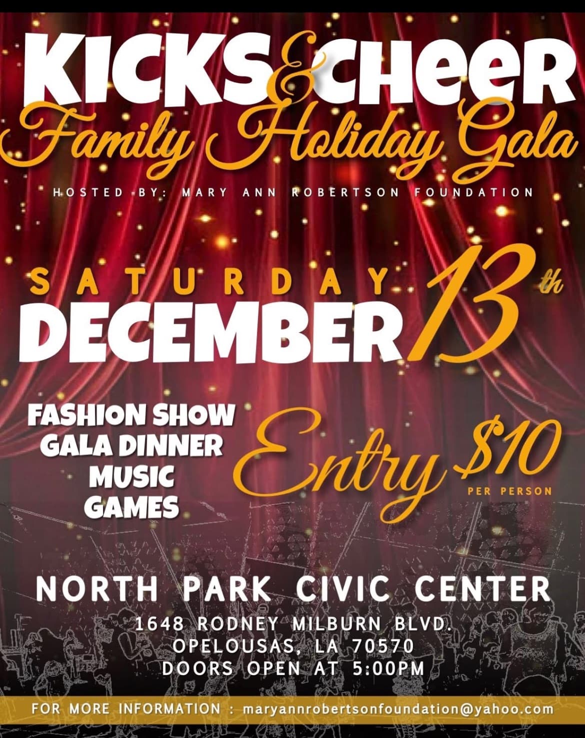 2025 Kicks & Cheer Family Holiday Gala — poster 1