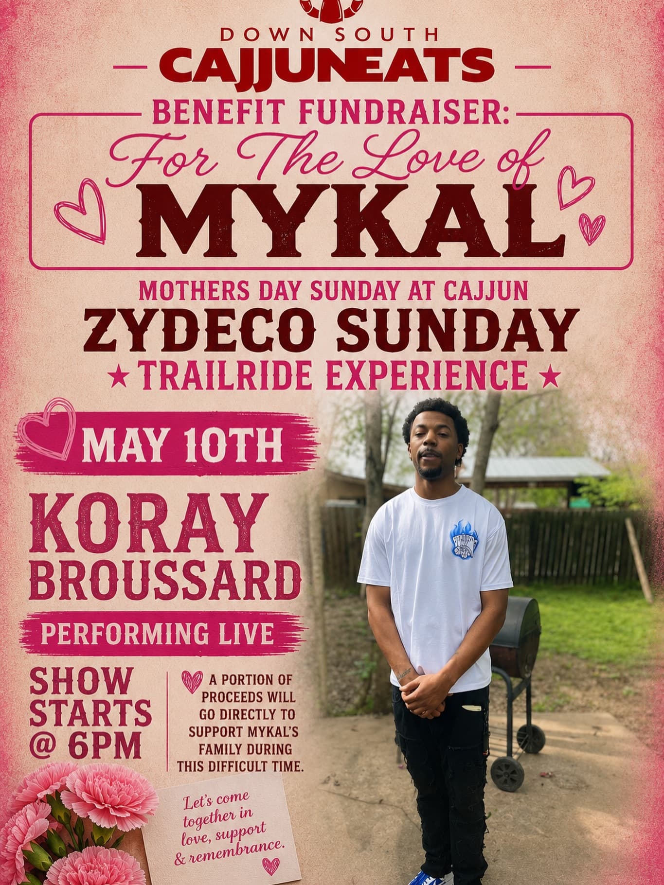 Benefit Fundraiser for Mykal — poster 1