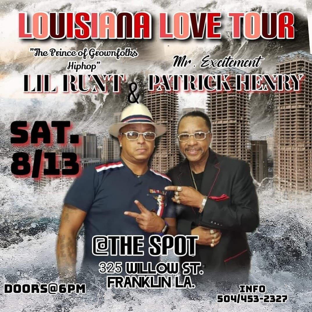 Patrick Henry & Lil Runt - LIVE @ Da Spot — poster 1