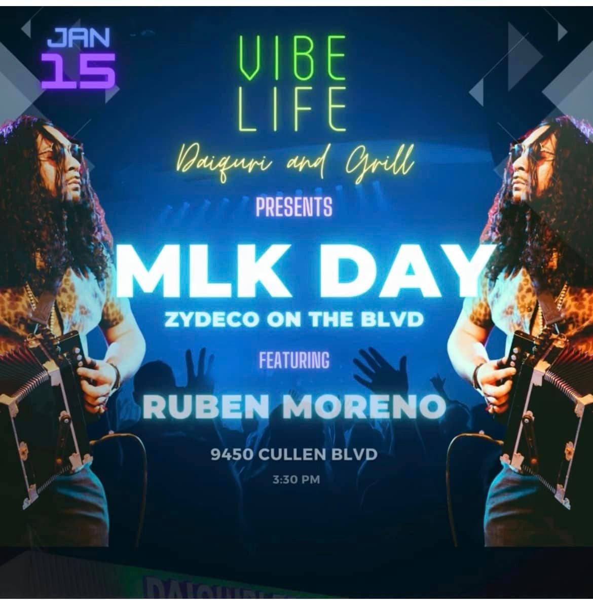Vibe Life MLK Day Zydeco On The Boulevard — poster 1