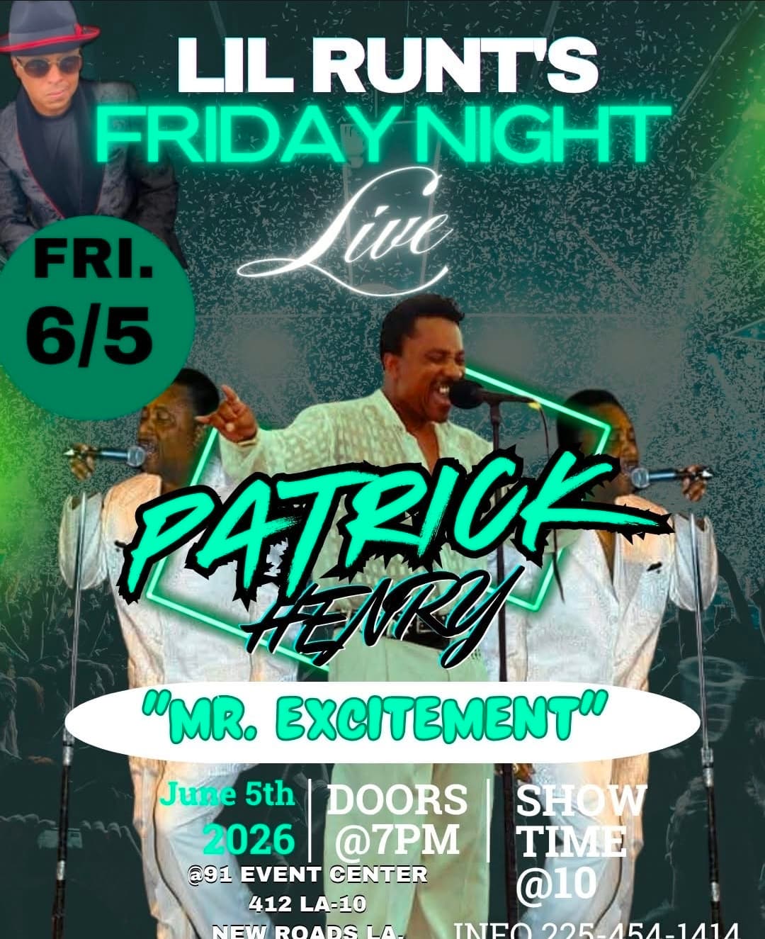 Lil Runt's Friday Night Live — poster 1