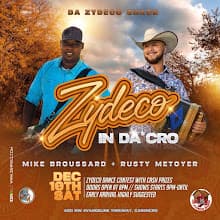Mike Broussard & Rusty Metoyer - LIVE @ Da Zydeco Shack — poster 1