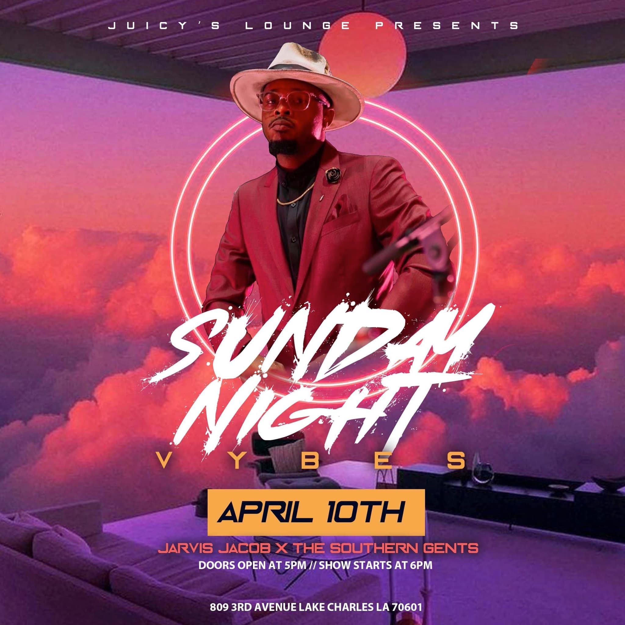 Sunday Night Vybes @ Juicy's — poster 1