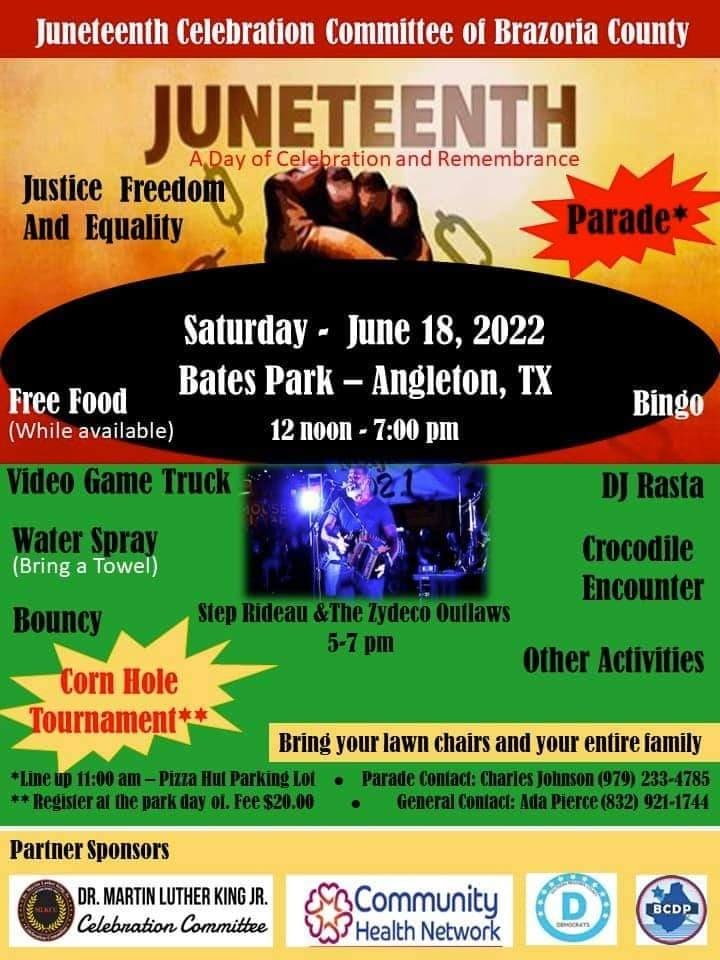 2022 Brazoria County Juneteenth Celebration — poster 1