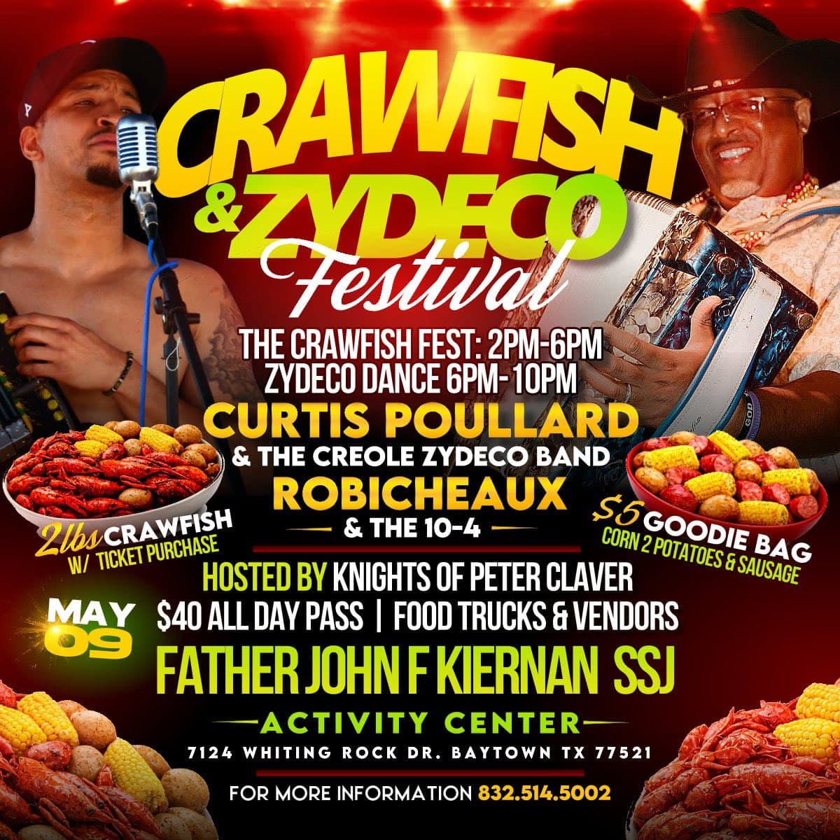 2026 KPC Crawfish & Zydeco Festival — poster 1