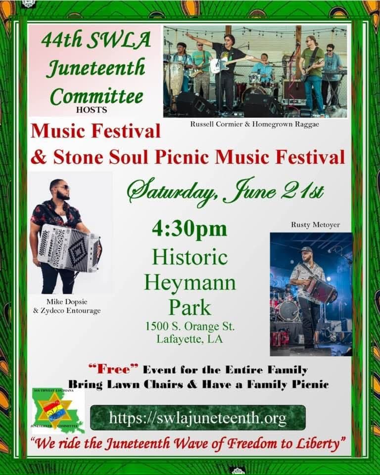 44th Annual SWLA Juneteeth Celebration — poster 1