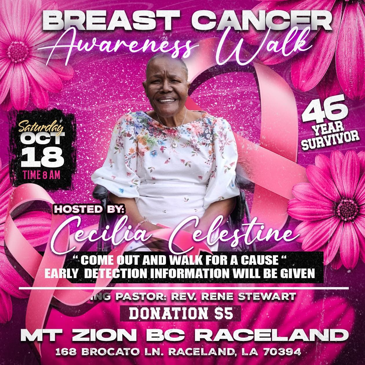 2025 Breast Cancer Awarness Walk — poster 1