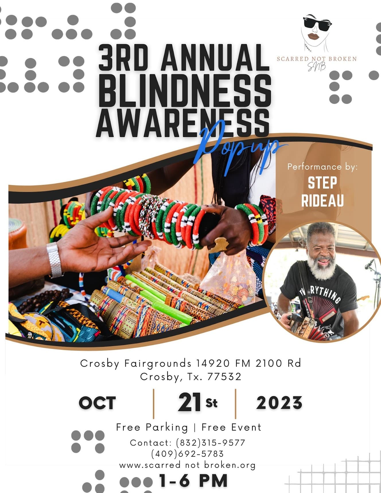 3rd Annual Blindness Awareness Pop Up — poster 1