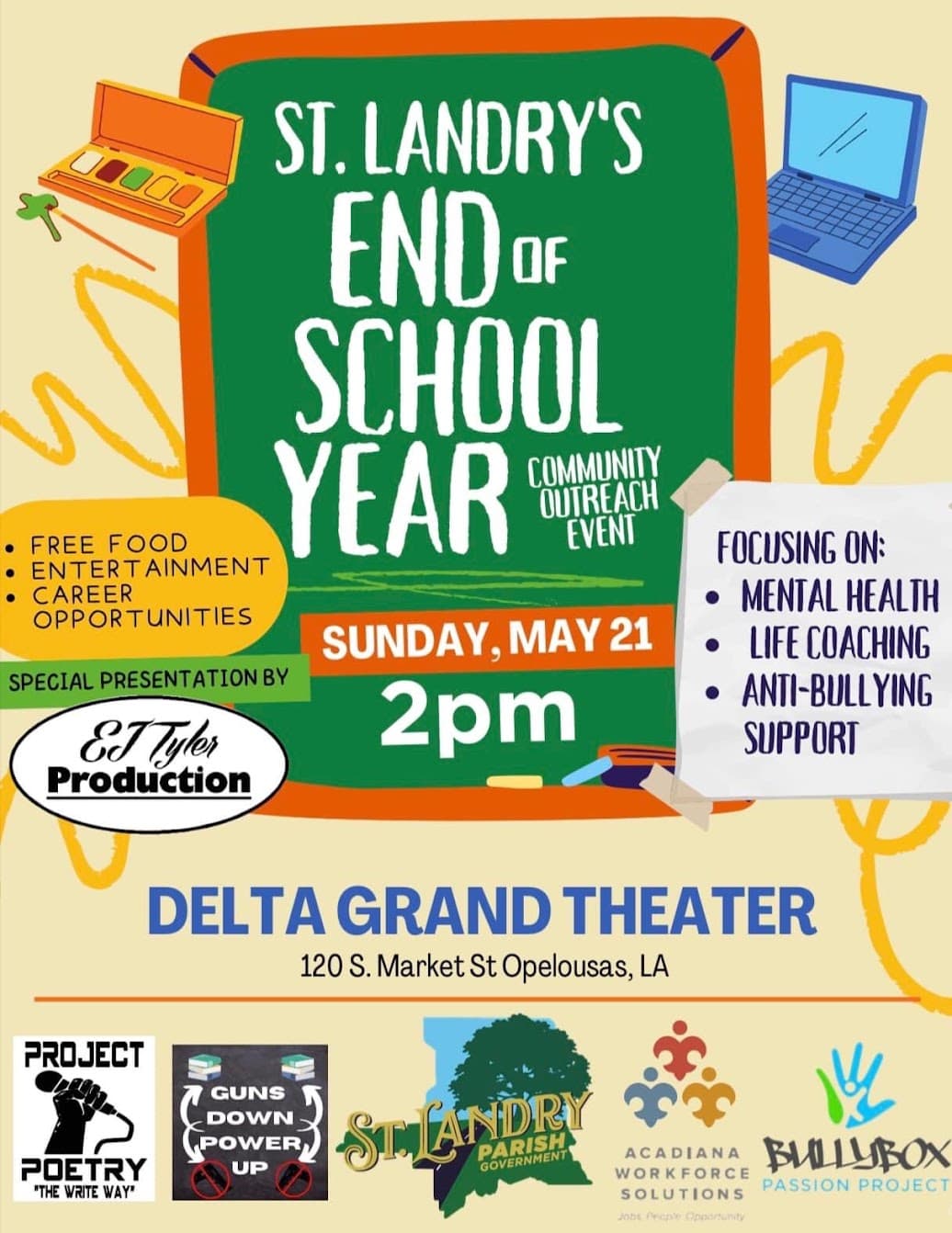 2023 St Landry End of School Year Community Outreach — poster 1