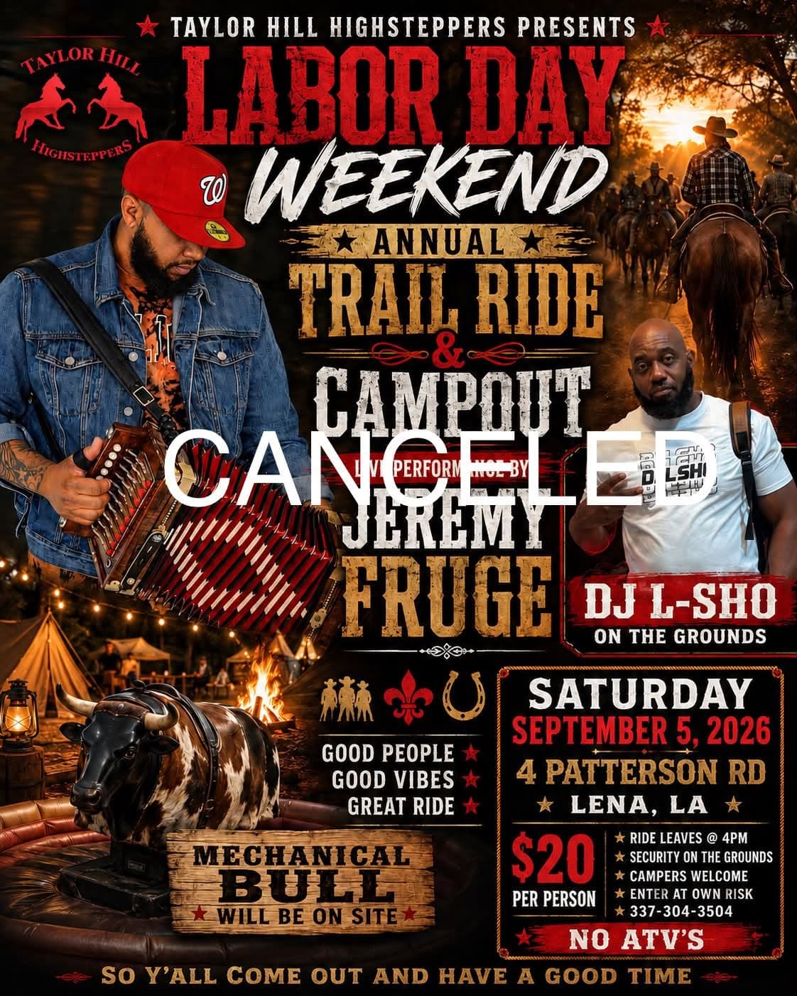 2026 Taylor Hill Highsteppers Annual Trailride — poster 1