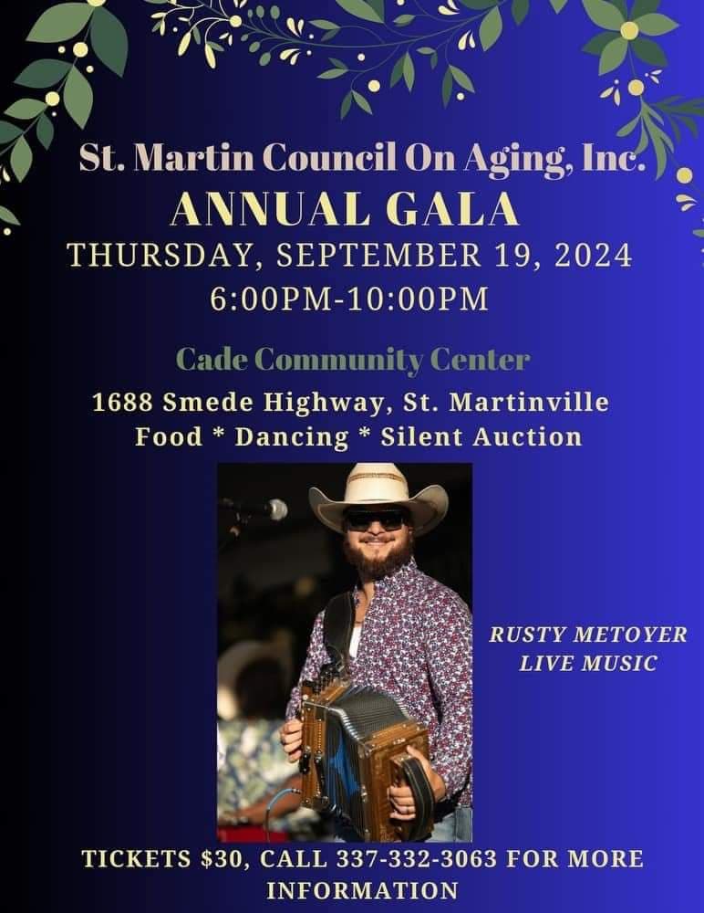 2024 St Martin Council on Aging Annual Gala — poster 1