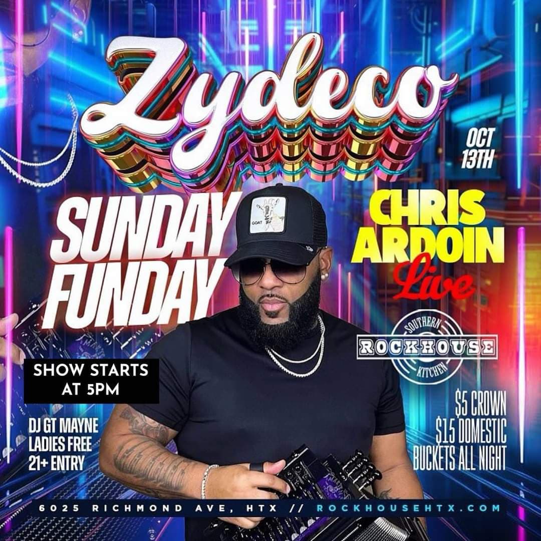 Rockhouse Presents: Zydeco Sunday Funday — poster 1