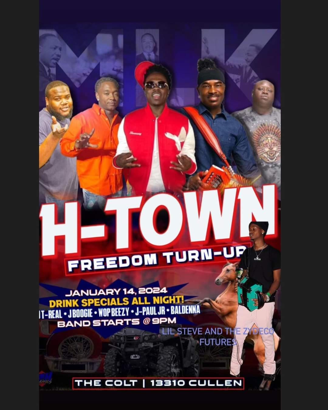 2024 H-Town MLK Freedom Turn Up — poster 1
