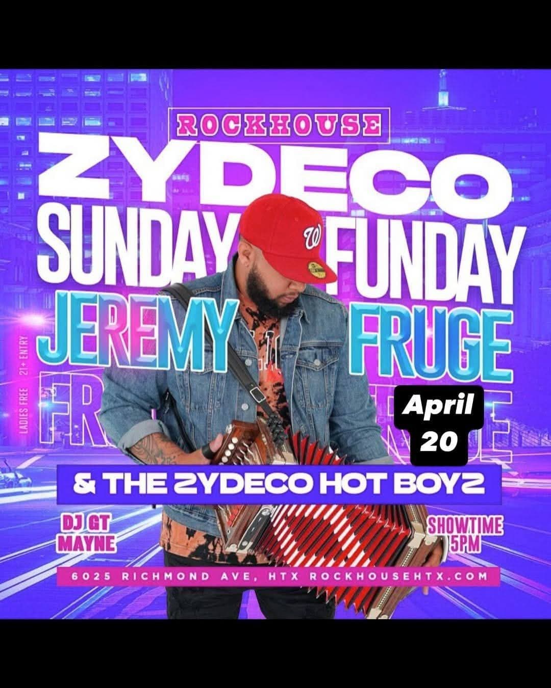Rockhouse Presents: Zydeco Sunday Funday — poster 1