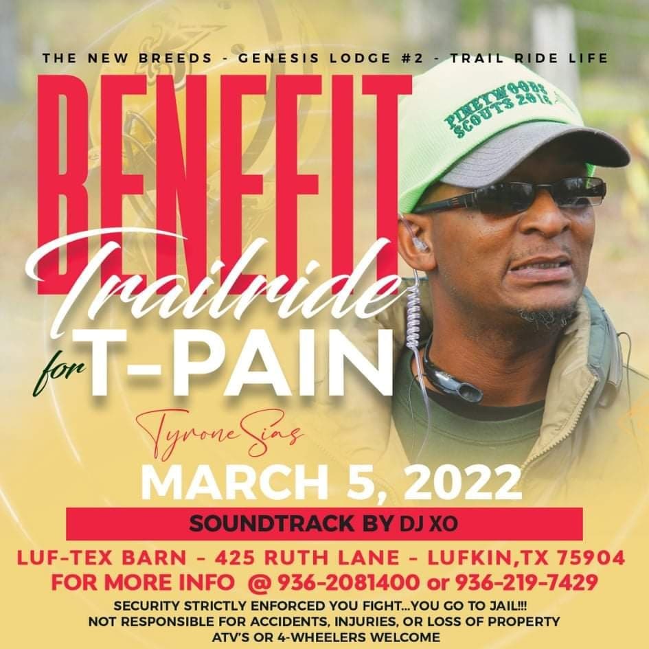 New Breeds, Genesis Lodge #2, Trail Ride Life - Benefit Trailride for T-Pain — poster 1