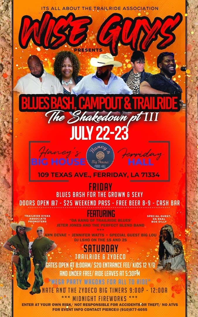 2022 Wise Guys Blues Bash, Campout, & Trailride — poster 1