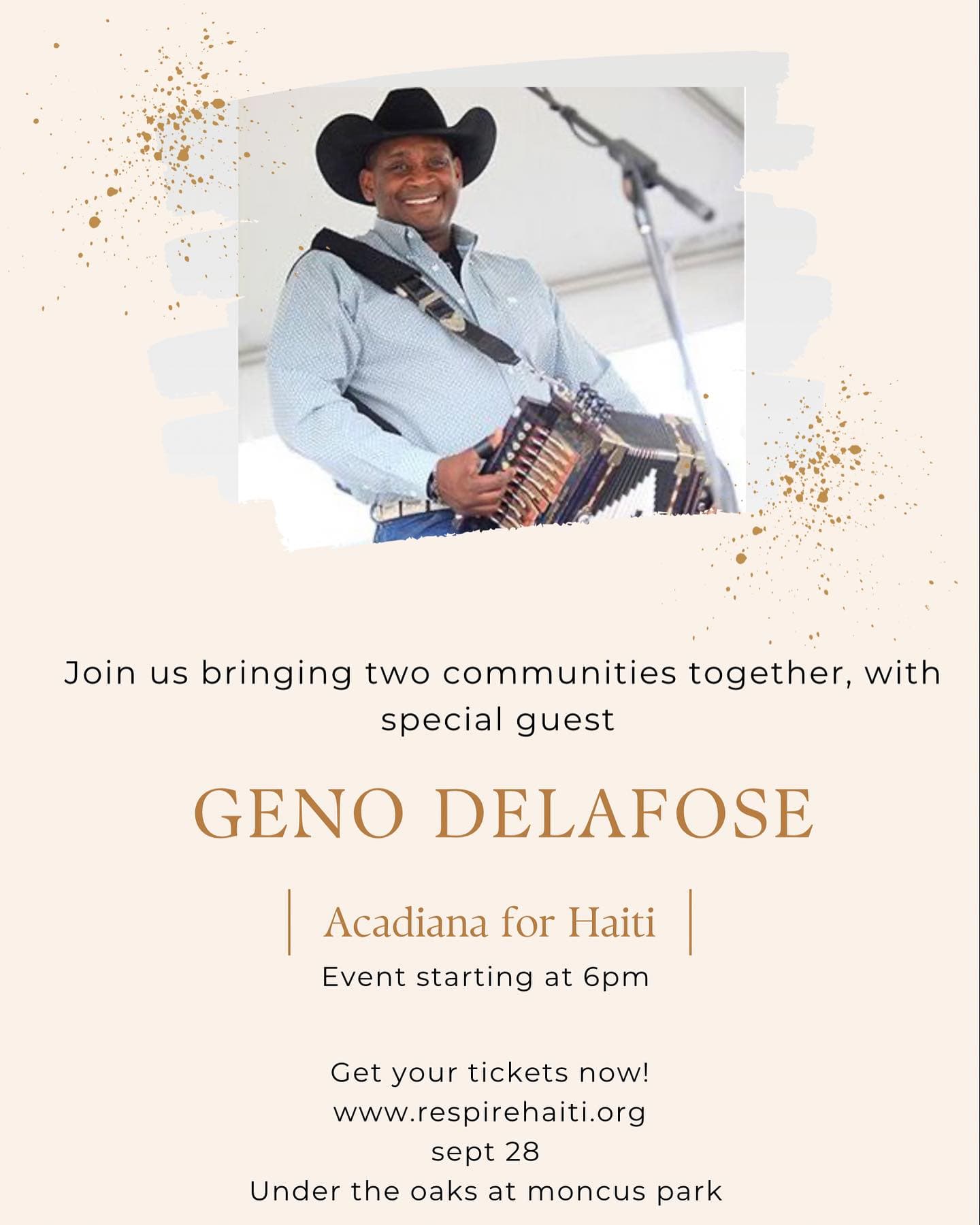 Geno Delafose & French Rockin Boogie - LIVE @ 2023 Acadiana for Haiti — poster 1