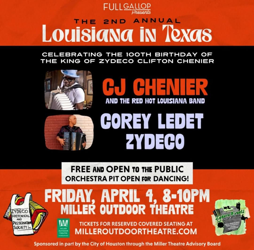 2nd Annual Louisiana In Texas — poster 1