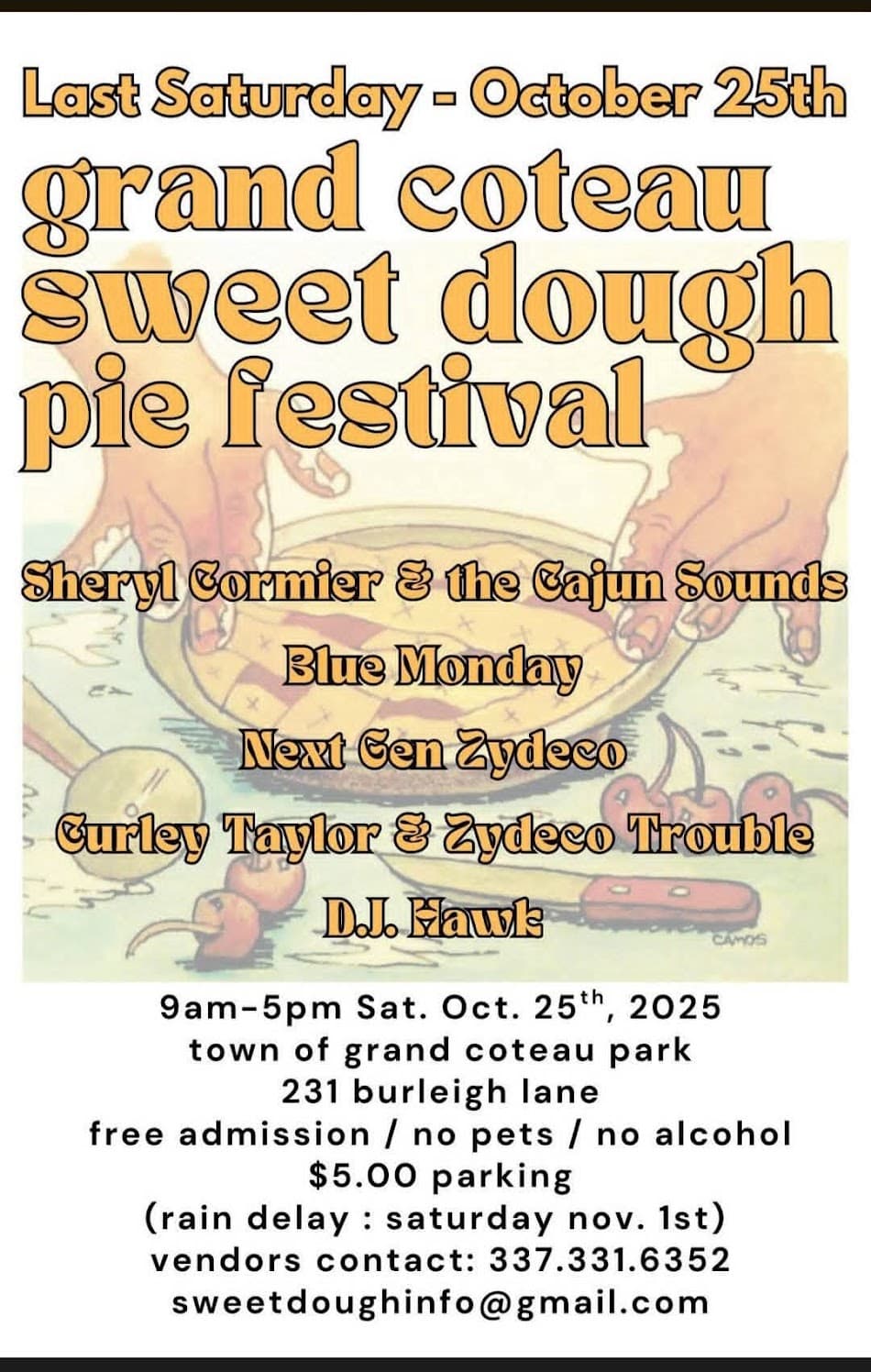 2025 Grand Coteau Sweet Dough Pie Festival — poster 1