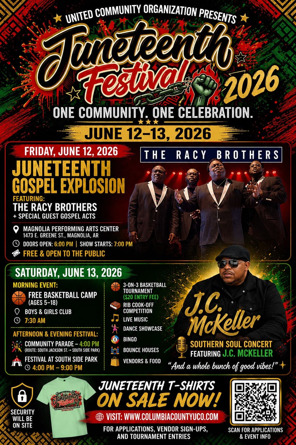 United Community Organization Presents: Juneteenth Festival 2026 — poster 1