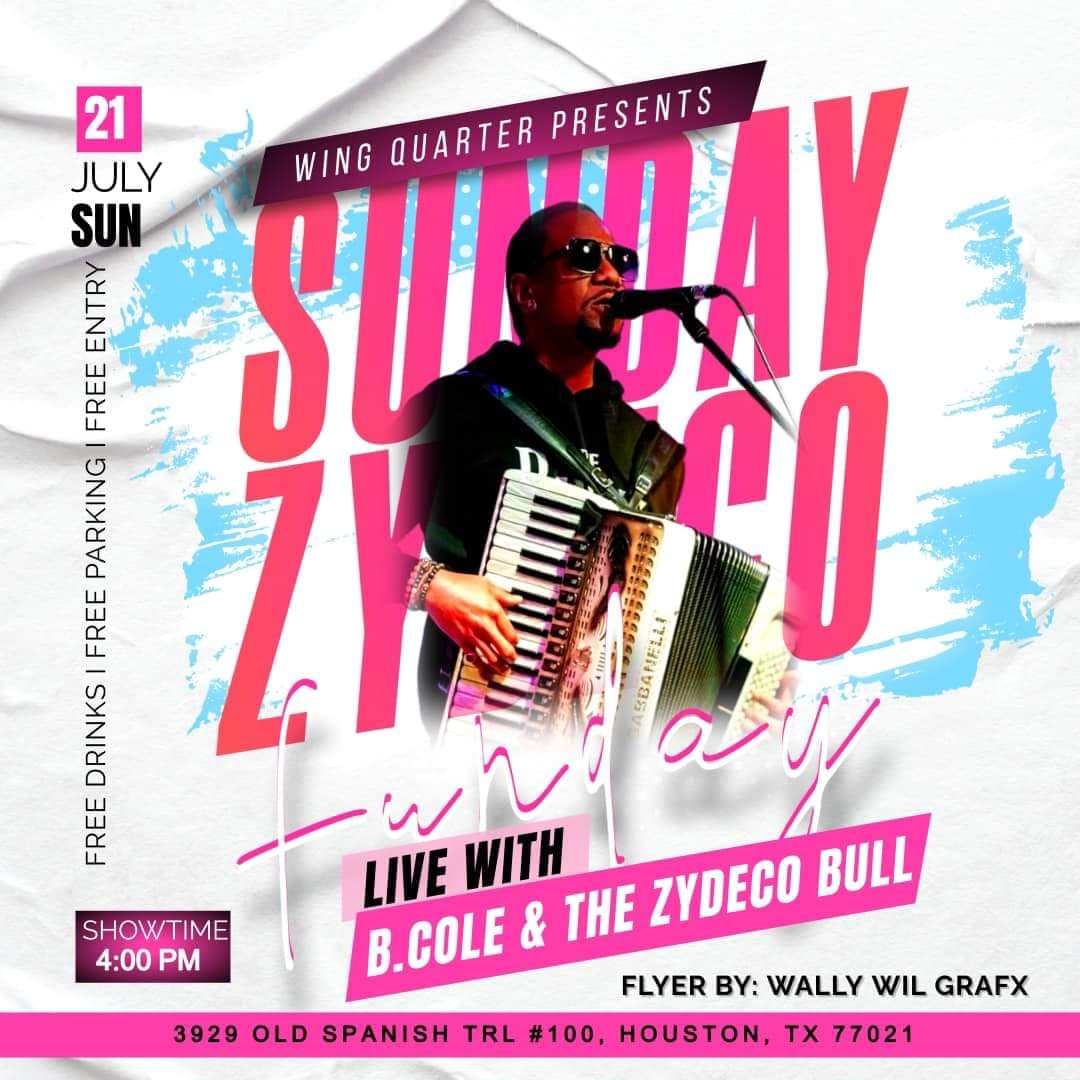 Wing Quarter Presents: Zydeco Sundays — poster 1