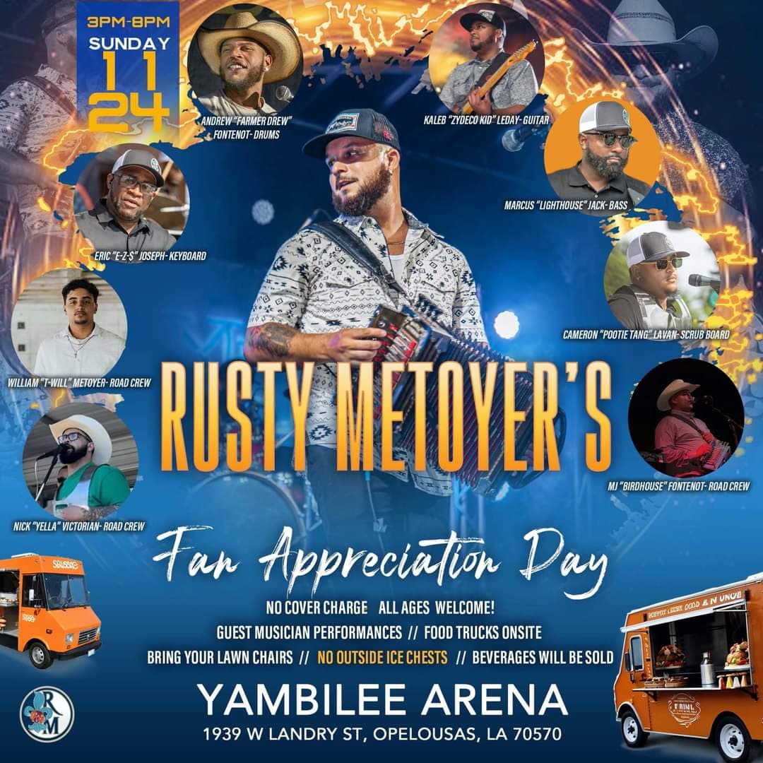 Rusty Metoyer's Fan Appreciation Day — poster 1