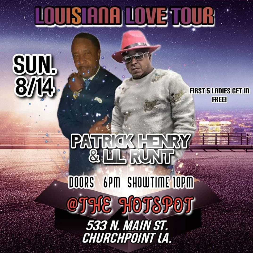 Patrick Henry & Lil Runt - LIVE @ The Hotspot — poster 1