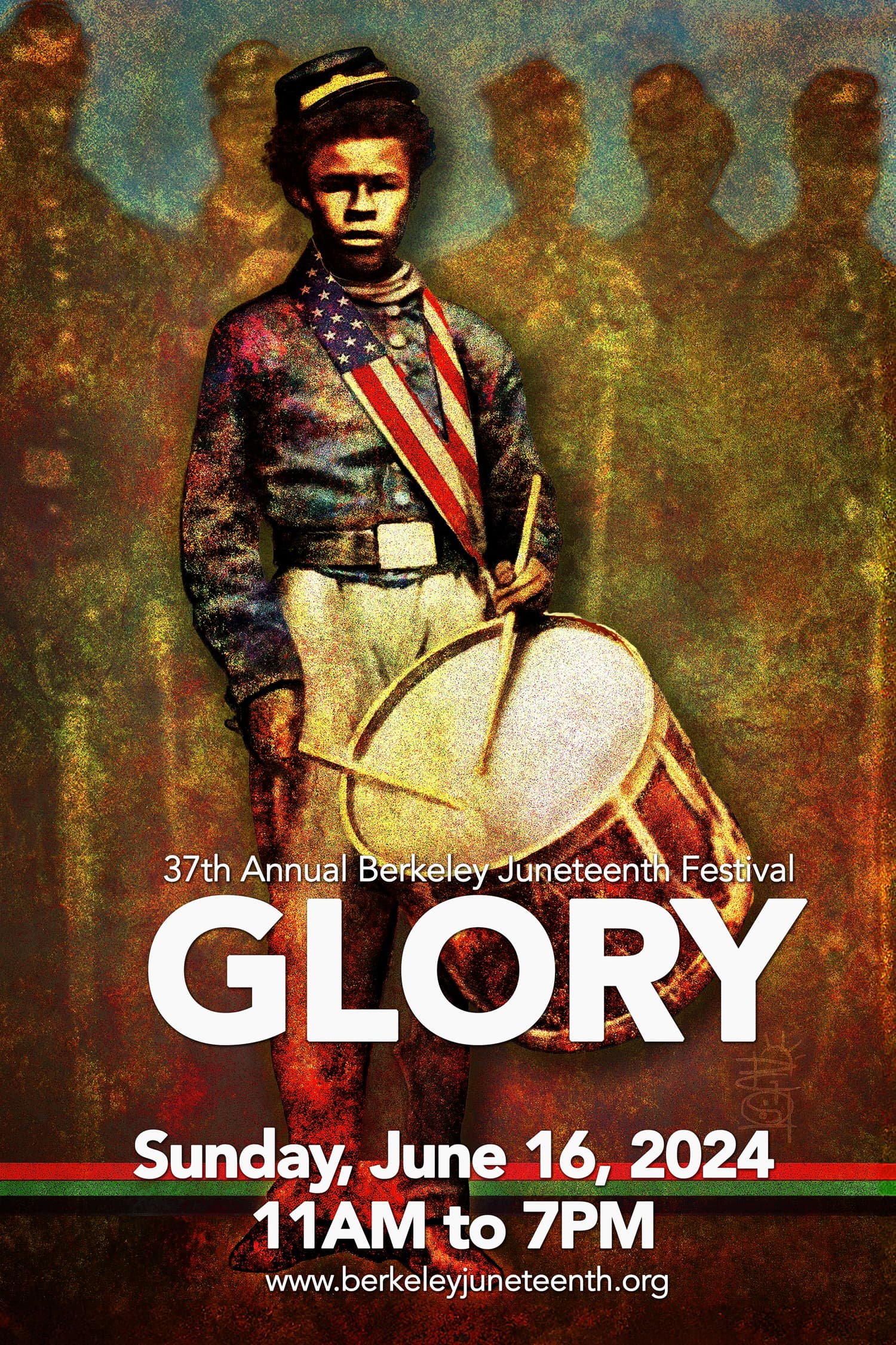 37th Annual Berkeley Juneteenth Festival — poster 1