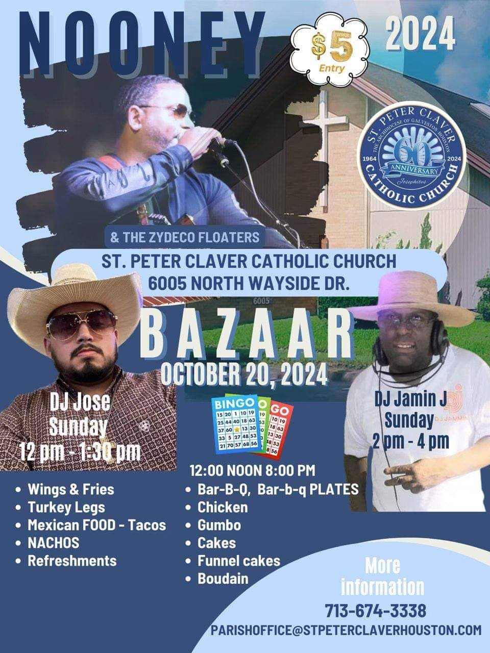 2024 St Peter Claver Bazaar — poster 1