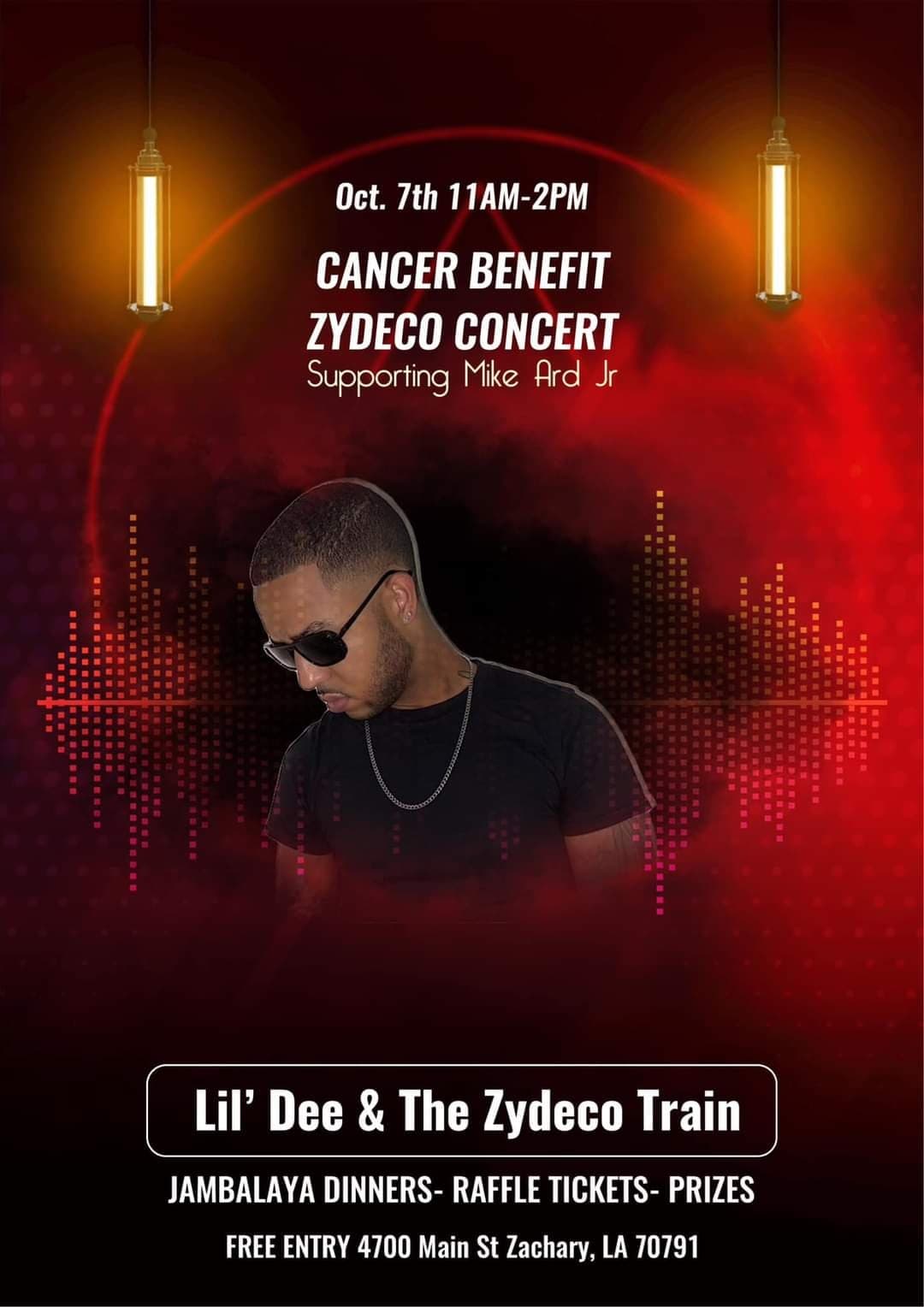 2023 Mike Ard Jr Cancer Benefit & Zydeco Concert — poster 1