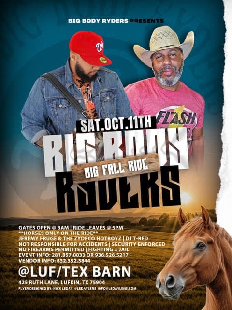 2025 Big Body Riders Big Fall Ride — poster 1