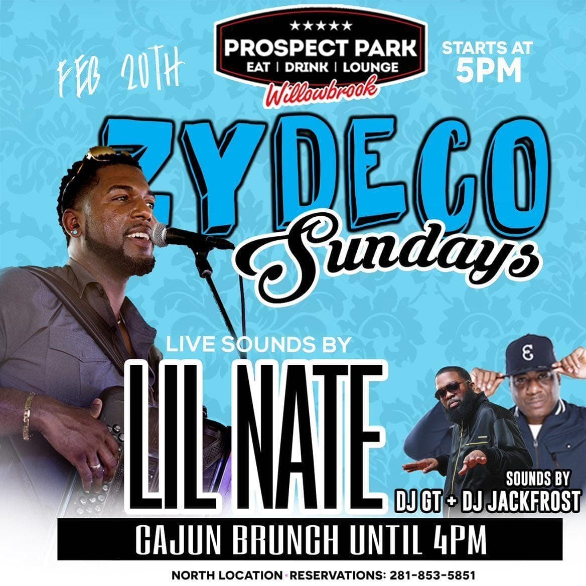 Zydeco Sundays @ Prospect Park (Willowbrook) — poster 1
