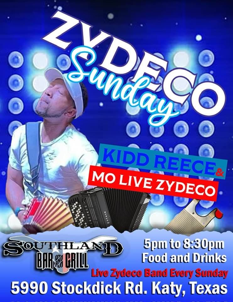 Zydeco Saturday @ Southland Bar & Grill feat Kidd Reece — poster 1