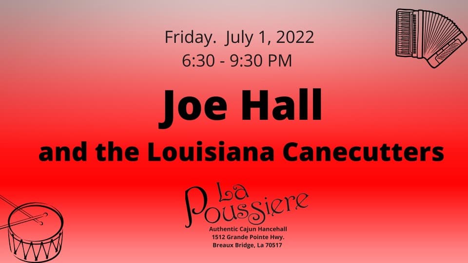 Joe Hall - LIVE @ La Poussiere — poster 1