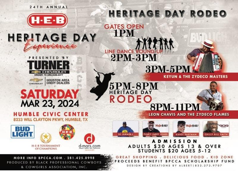 24th Annual BPCCA Heritage Day Rodeo — poster 1