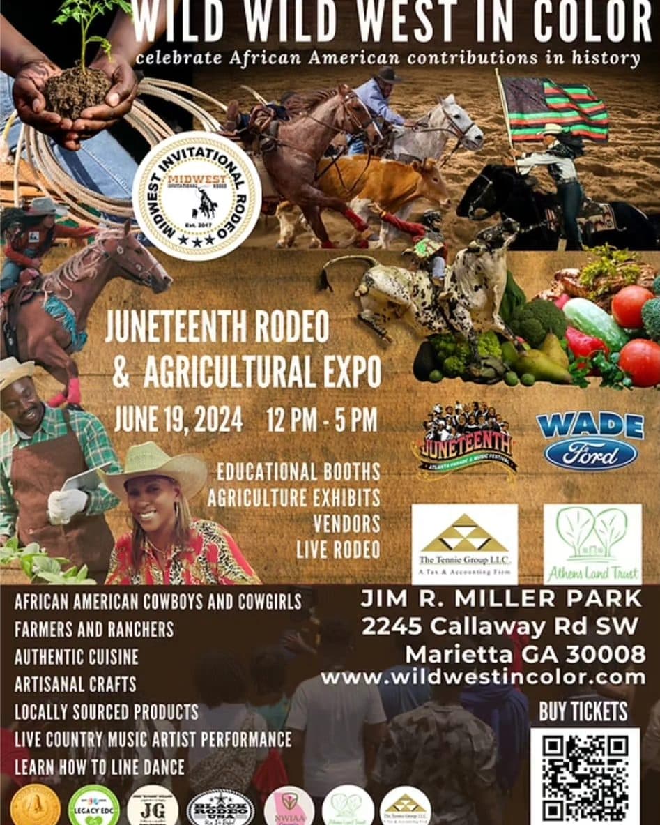 2024 Atlanta Saddle Club Association Junteenth Rodeo & Agriculture Expo — poster 1