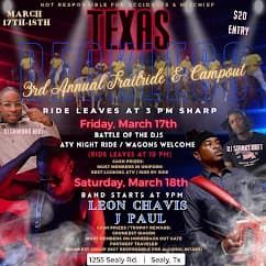 Texas Reckless 3rd Annual Campout & Trailride — poster 1