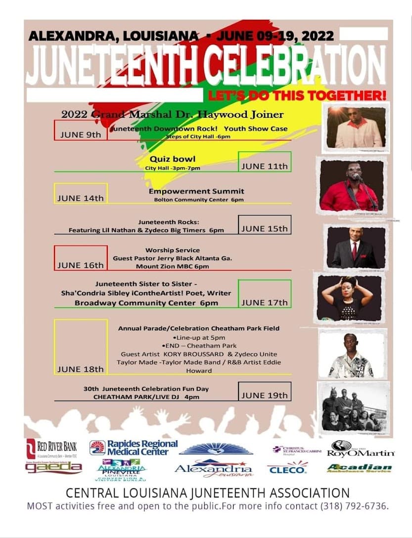 2022 30th Annual Alexandria Juneteenth Celebration — poster 1