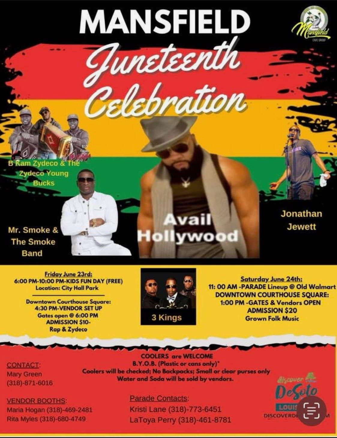 2023 Mansfield Juneteenth Celebration — poster 1