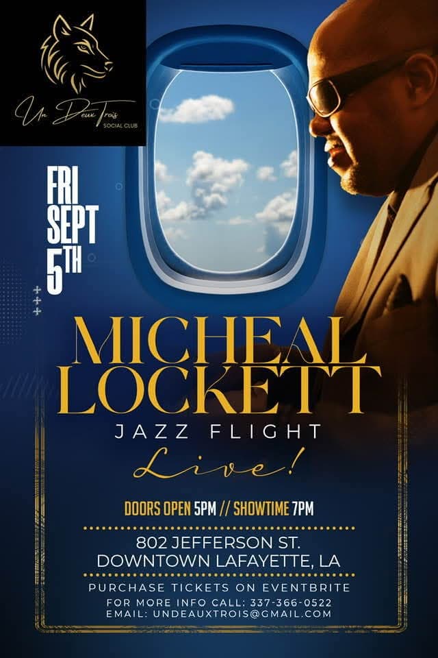 Michael Locket Trio - LIVE @ Un Deux Trois Social Club — poster 1