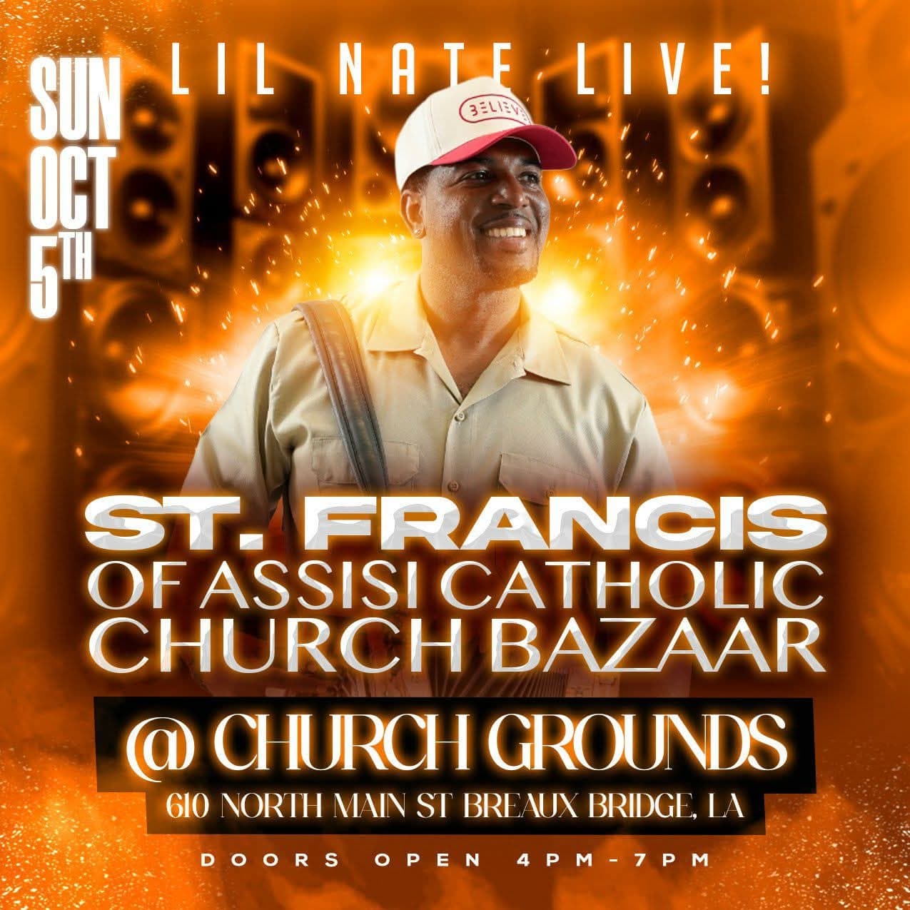 Lil Nate & the Zydeco Big Timers - LIVE @ 2025 St Francis of Assisi Church Bazaar — poster 1