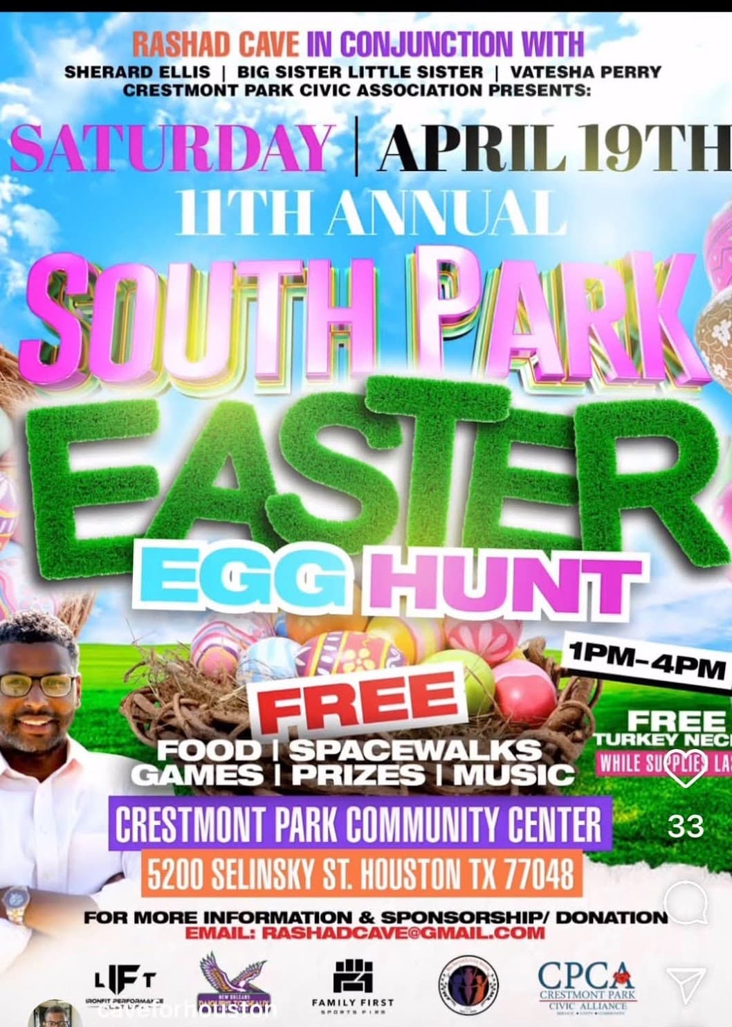 11th Annual Easter In The Park — poster 1