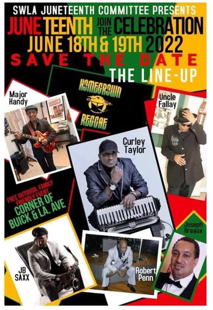 2022 SWLA Juneteenth Celebration — poster 1