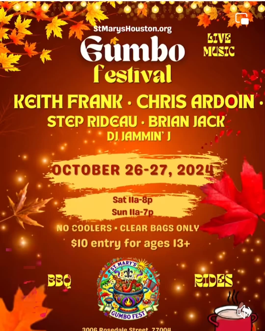 2024 St Mary's Gumbo Festival — poster 1