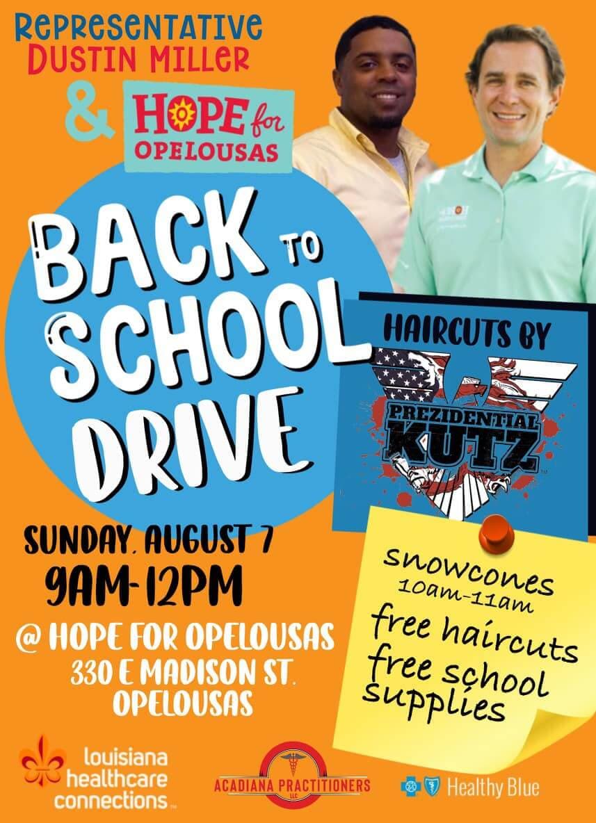 Back to School Drive — poster 1