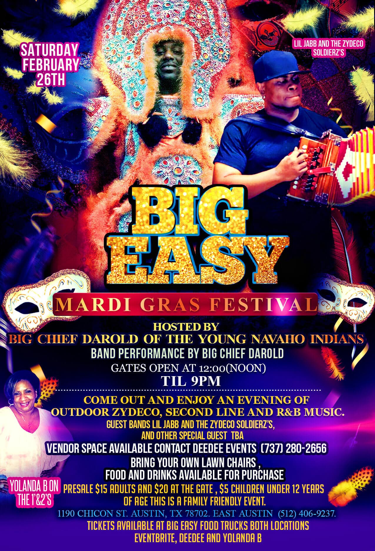 Big Easy Mardi Gras Festival — poster 1